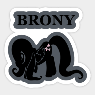 Fluttershy Brony Sticker